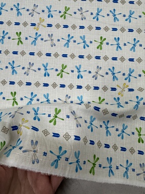 日本产纯棉竹节棉幅宽112cm一米165克衬衫裙子手工包包9元半米