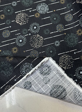 日本产纯棉竹节棉幅宽112cm一米165克衬衫裙子手工包包9元半米