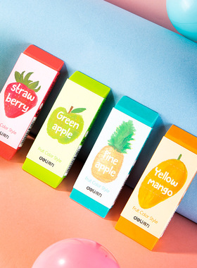 得力71050清新水果超大块橡皮擦大橡皮擦推荐擦的干净不易留痕