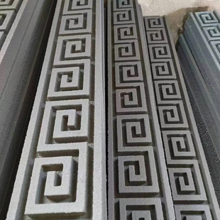 EPS泡沫回纹线条仿古新中式墙面装饰工型纹浮雕线条厂家定制