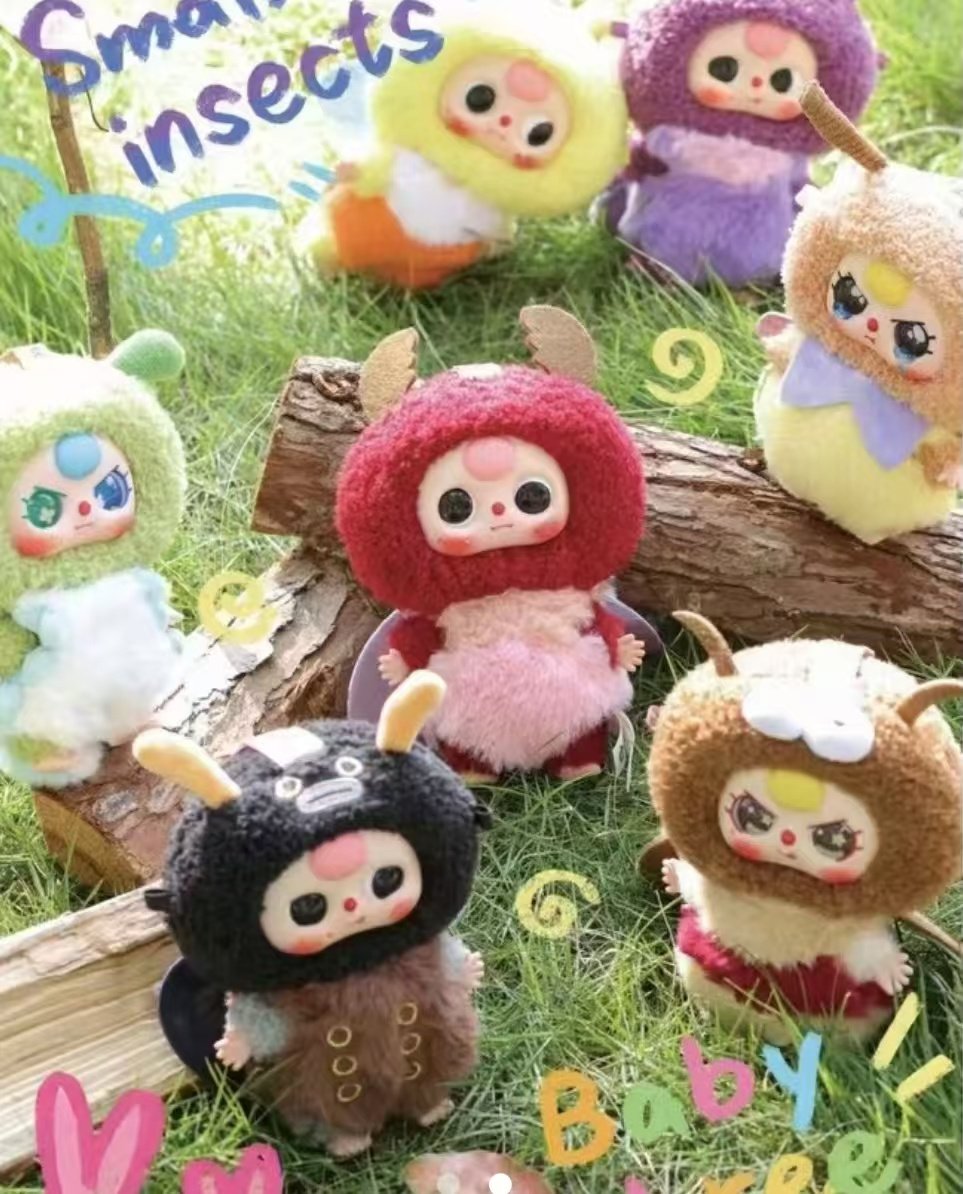 【in stock】娃三岁baby three小精灵系列搪胶毛绒圣诞节礼物摆件