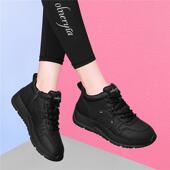 加绒棉鞋 软底黑色中老年秋冬季 不累脚 女妈妈休闲运动鞋 老北京布鞋