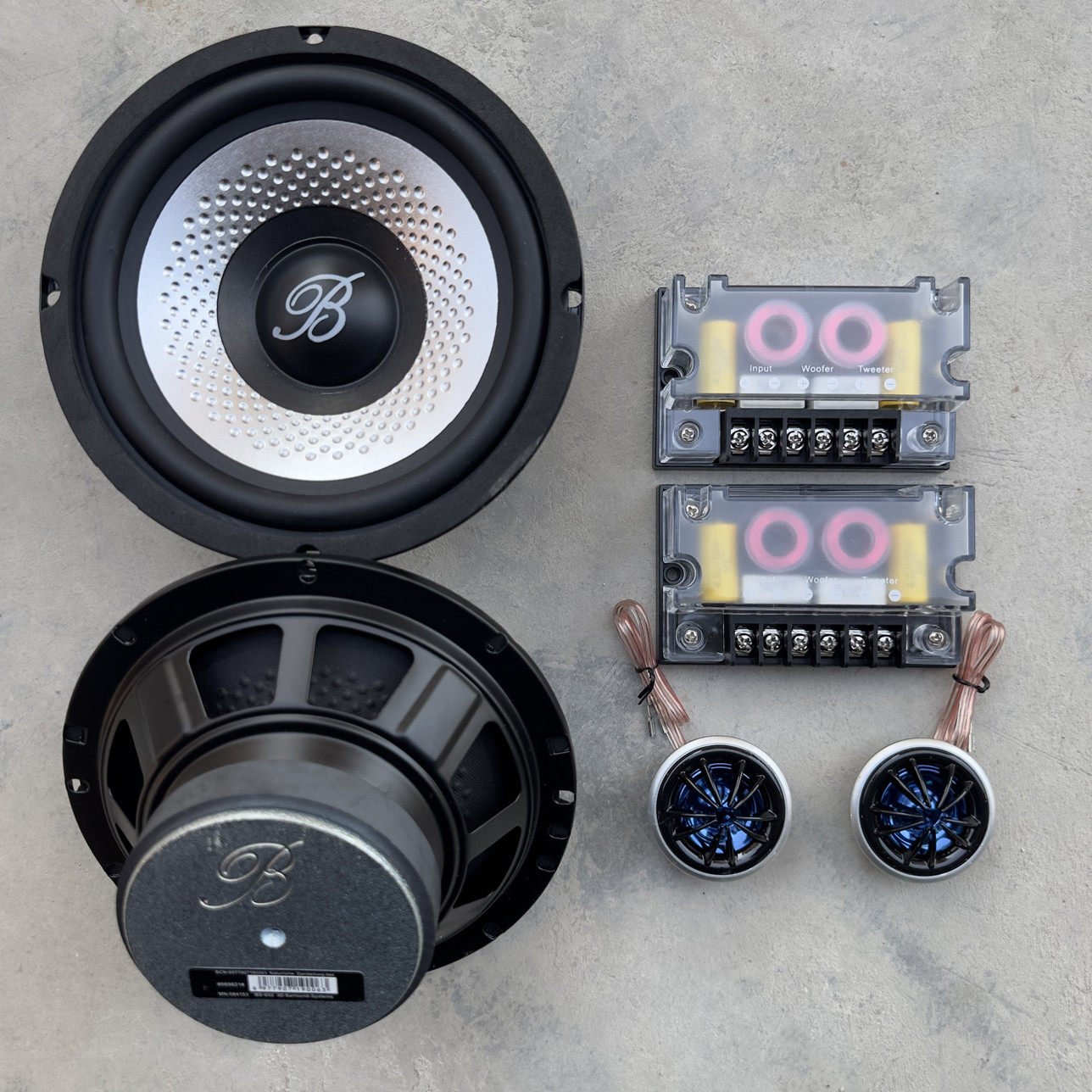 宝华柏林之声二手音响6.5寸高中低音拆车家用车载改装喇叭扬声器