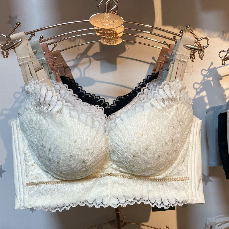 无钢圈小胸聚拢收副乳文胸