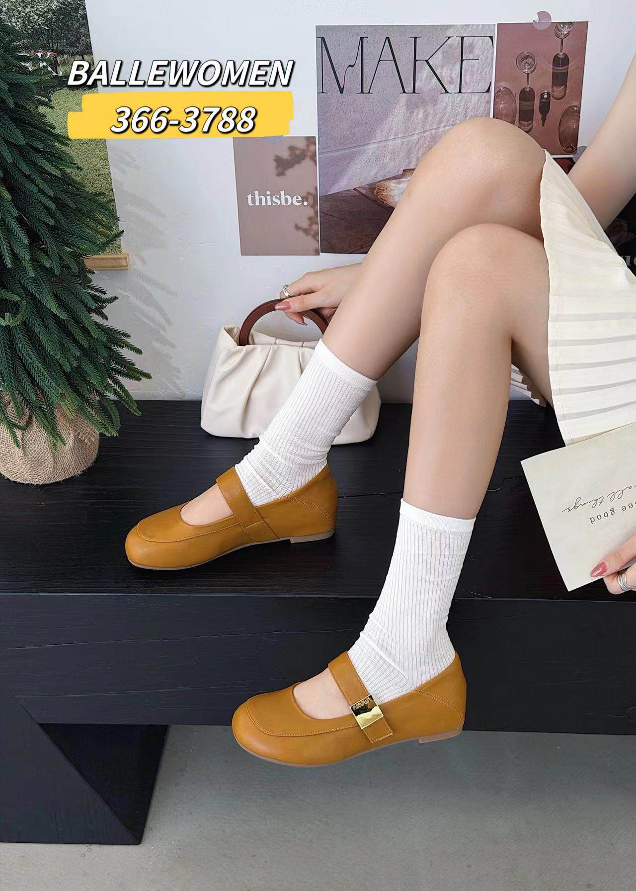 专柜正品白丽女人2026早秋新款牛皮圆头内增高玛丽珍南瓜色小皮鞋