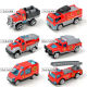 儿童1 金属小汽车玩具男孩模型 64合金滑行工程车消防车军事车套装