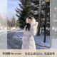 errors 2025冬季 千金雪女 不出错No 收腰大毛领长款 羽绒服 新款