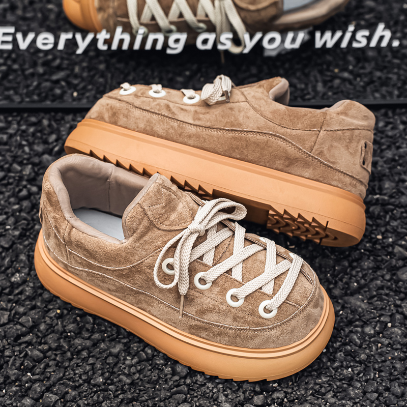 雪地靴秋冬季新款大头面包鞋