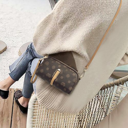 金狐狸斜通勤斜挎小方包单肩包