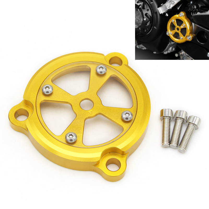 适用雅马哈 TMAX530 SX DX 12-19  传动装饰 透明齿轮盖 改装配件