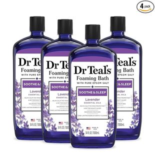 美国直邮 Dr Teal's Foaming Bath Pure Epsom Salt泻盐镁浸泡液