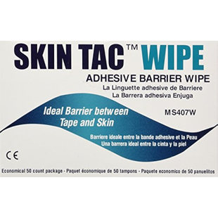 美国代购 Skin-Tac Adhesive Barrier Wipes 50 片粘性皮肤湿巾