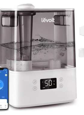 直邮 LEVOIT Humidifiers加湿器卧室大房间家庭冷雾填充精油安静