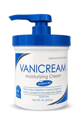 US代购Vanicream Moisturizing Skin Cream Pump Dispenser保湿霜