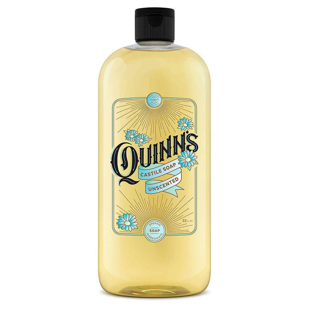 直邮Quinn's Pure Castile Organic Liquid Soap有机液体皂化妆水