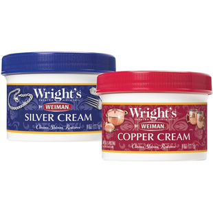 US直邮 Wright's 银铜清洁剂专业首饰护理上光赖特金属修复抛光霜