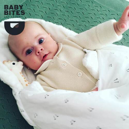 西班牙baby bites新生儿睡袋婴儿襁褓巾春秋冬纯棉宝宝推车睡袋