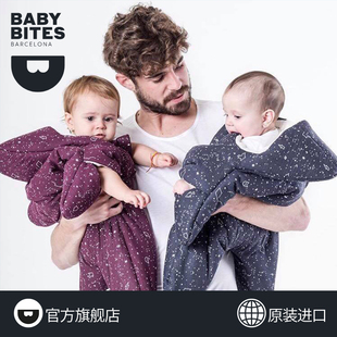 西班牙baby bites春夏款小海贝海螺海星睡袋0-18个月婴儿纯棉新生
