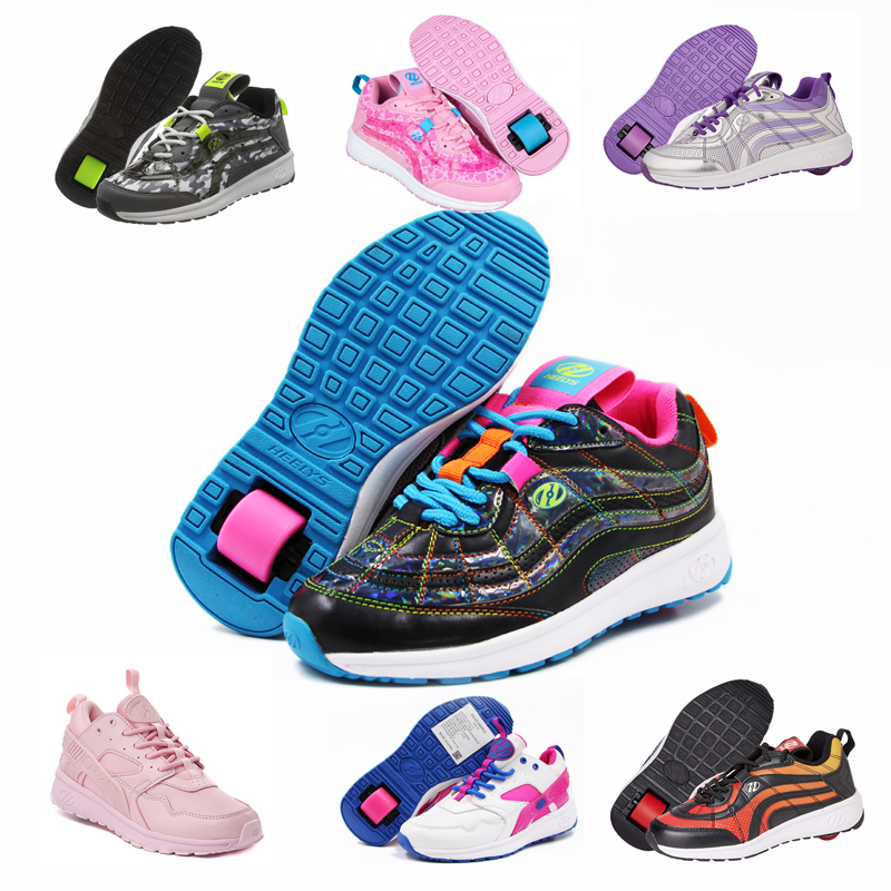 美国heelys暴走鞋时尚运动款单轮轱辘轮滑鞋男女儿童学生成人代步