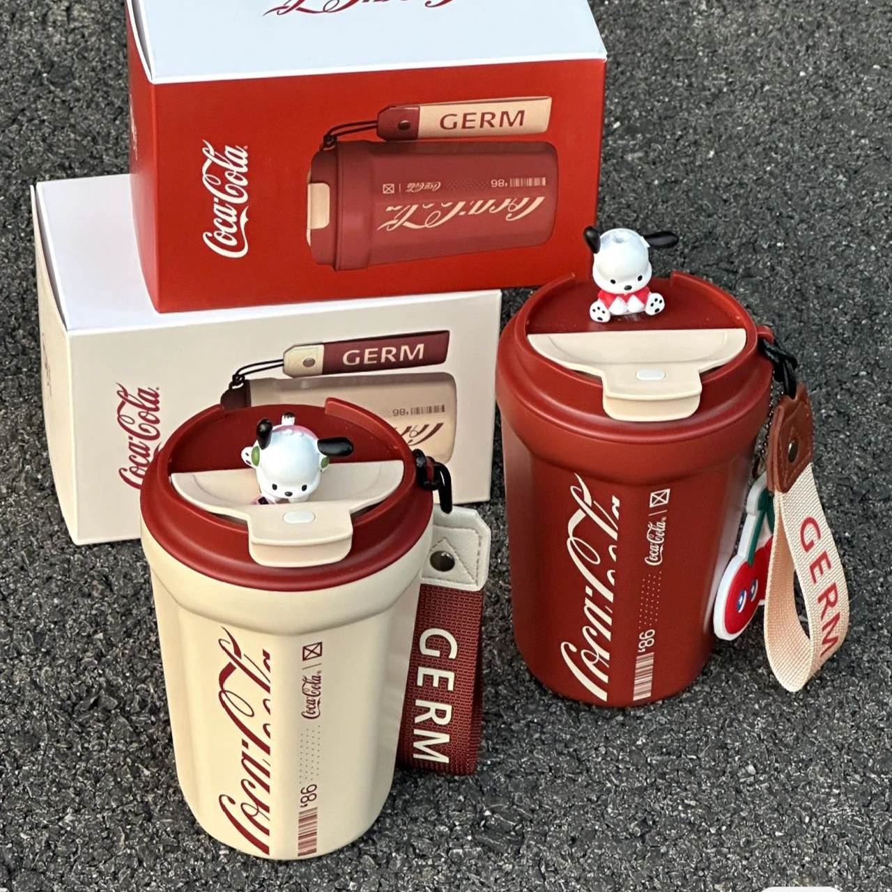 时髦精的germ可口可乐咖啡杯高颜值情侣高级感随行保冷保温联名