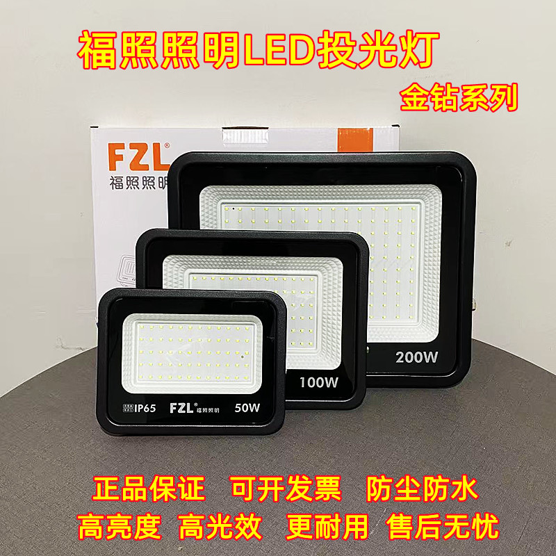 福照照明LED户外防水投光灯图片