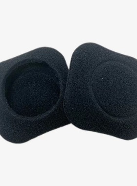 适用于logitech罗技H150海绵套H151耳棉H130 H250耳罩耳机保护套黑色柔软耳机套方形海绵材质耳垫耳帽配件