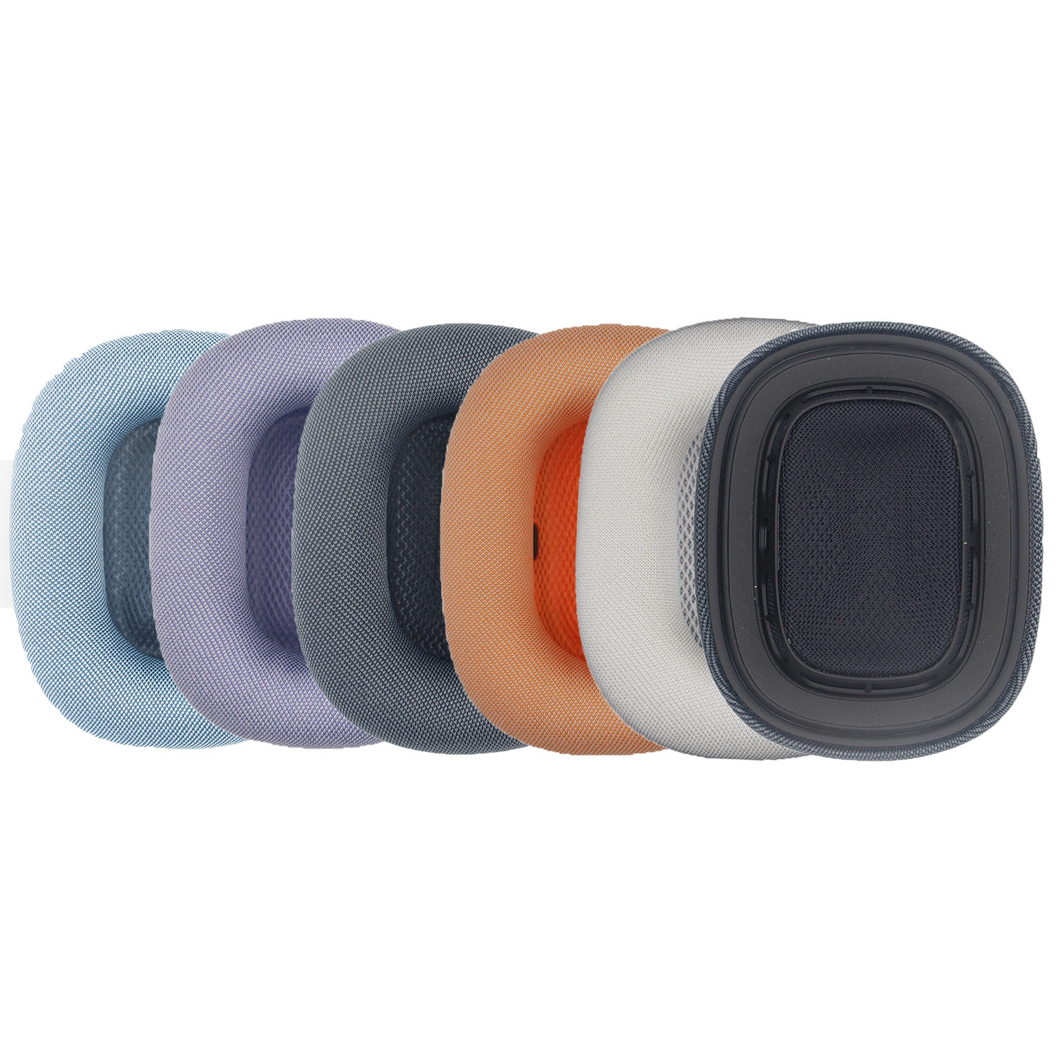 适用Apple苹果 Airpods max 2代耳机套 网布硅胶替换耳罩1 代耳垫肤感 磁吸耳机套 原款头戴式耳机套配件