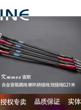 SINE 正弦 Kosmos 宙斯 合金音箱跳线 喇叭桥接线 短接线0.21米