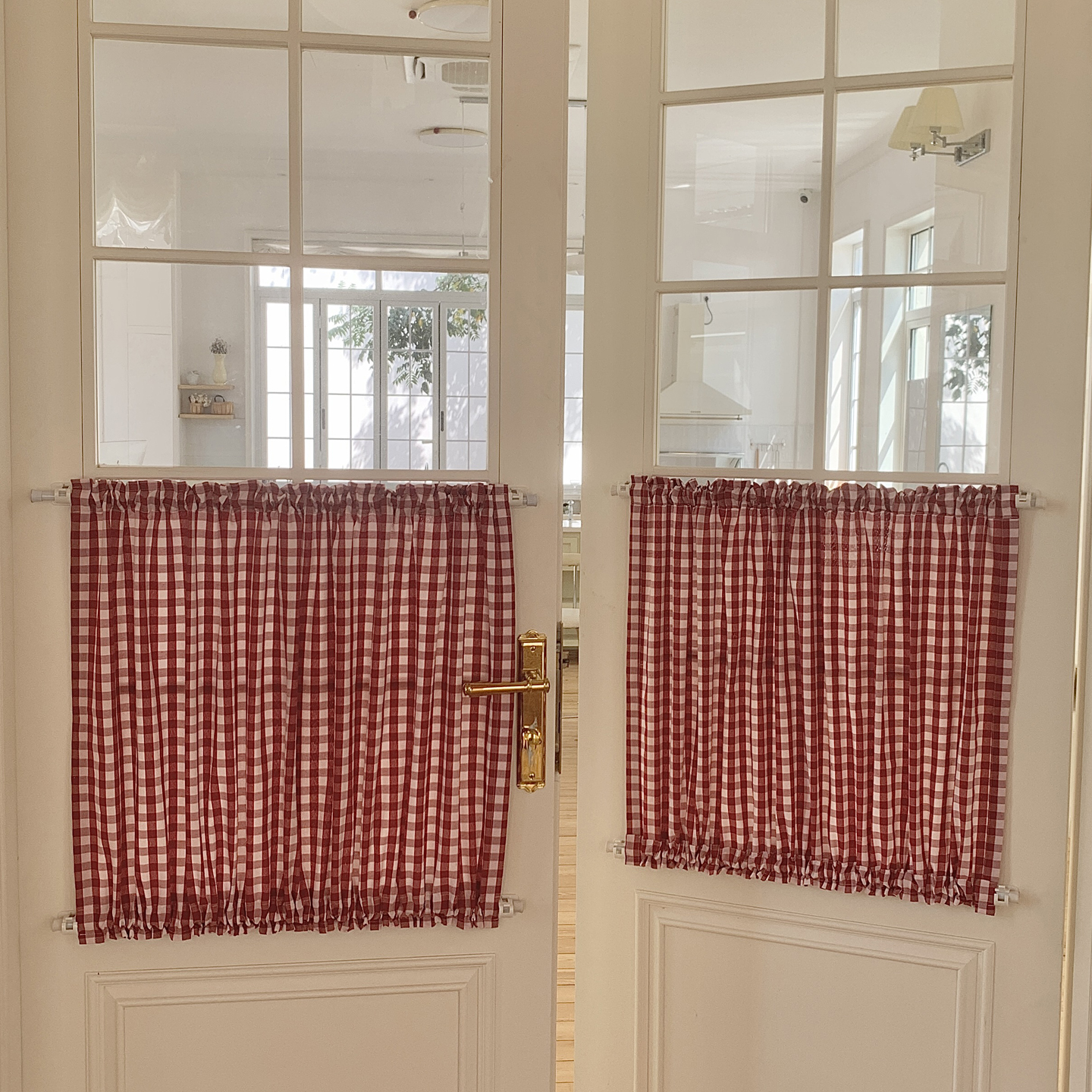 半帘短帘咖啡帘半截小门帘绷纱帘