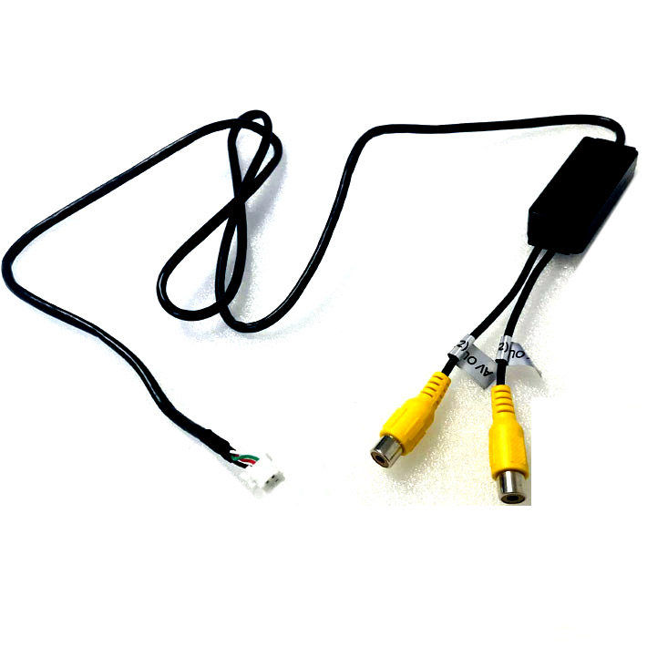 高清车用头枕屏连接线视频线双头黄色接口汽车用品配件线缆数据线