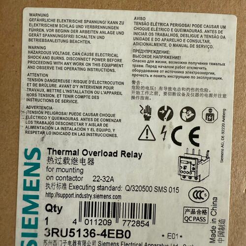 议价热过载继电器3RU5136-4EB03RU5136-403RU5136-4FB0