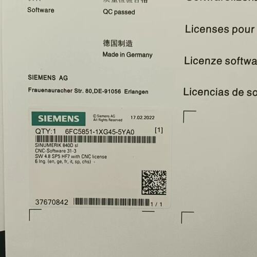 议价数控系统6FC5851-1XG45-5YA06FC58511XG455YA0