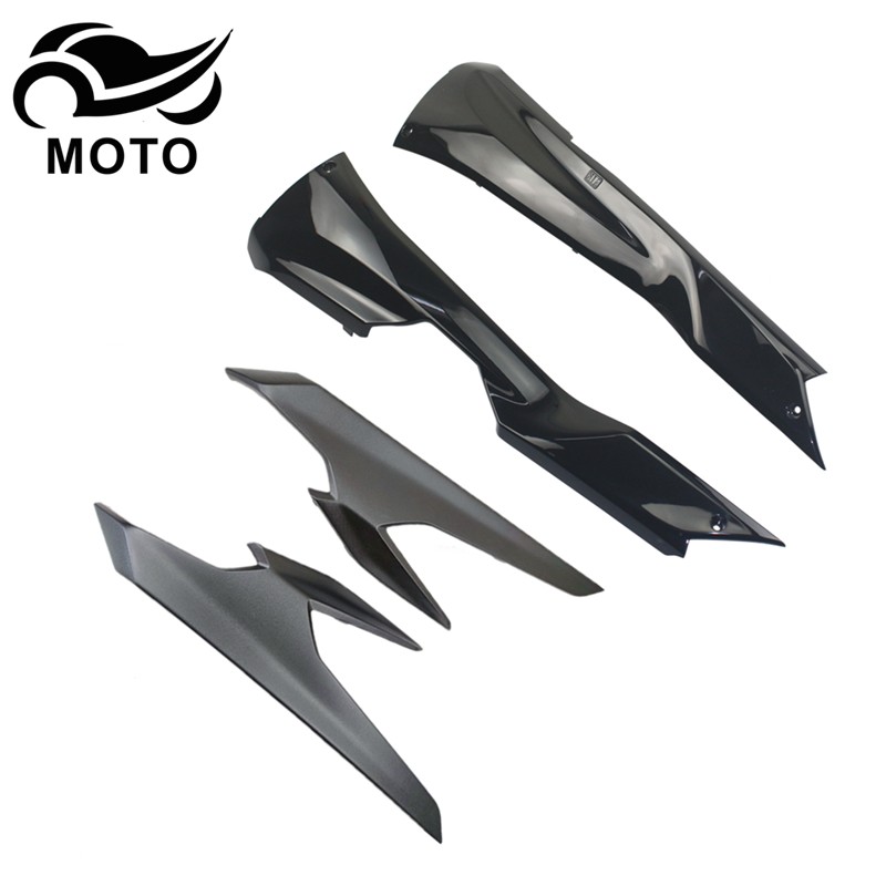 适用豪爵USR125 HJ125T-21踏板车原装前边条后边轨边盖外壳侧盖板