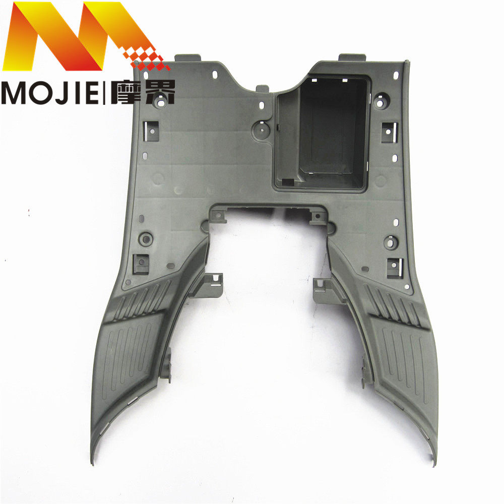 踏板摩托车配件适用豪爵丽星HJ125T-3外壳电瓶电池盒搁脚脚踏板