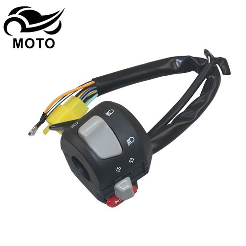 摩托车配件适用豪爵DF150 HJ150-12/12A左手把开关喇叭转向灯开关