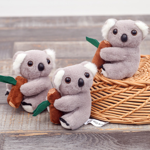 抱树考拉挂件女孩包包钥匙扣树袋熊毛绒玩具情侣同款背包挂饰玩偶