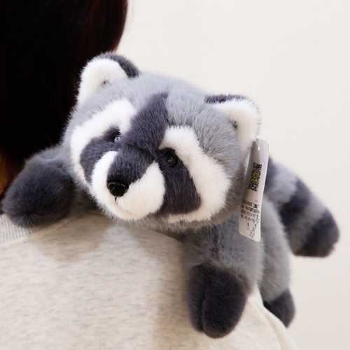 玩偶部落趴趴小浣熊玩偶