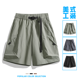 pocket Shorts Multi Bermuda Streetwear Functional Men Cargo