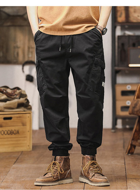 工装裤男运动休闲Fashion Cargo Pants Men jogger loose casual