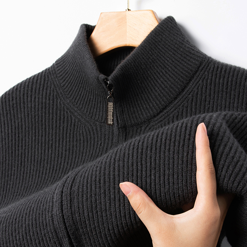 羊毛衫商务休闲外套针织衫厚毛衣