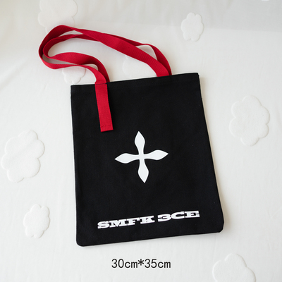 包邮3CE联盟SMFK帆布袋单肩包