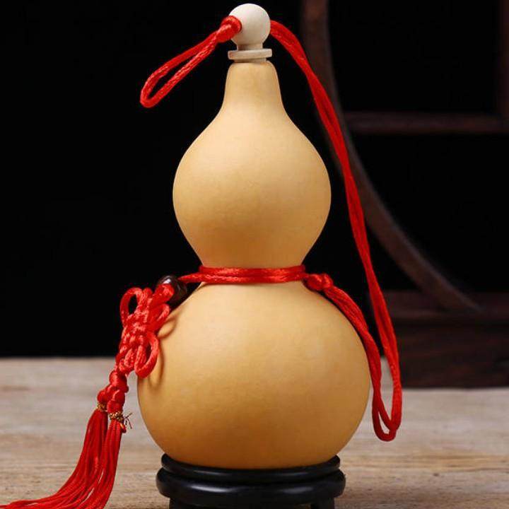天然葫芦家居饰品进宝摆件挂件高端文玩木塞开口福禄收藏把玩精品