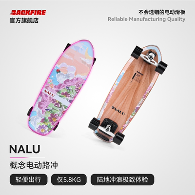 BACKFIRE Nalu 电动滑板便携陆冲专业男女遥控便携校园迷你柯南