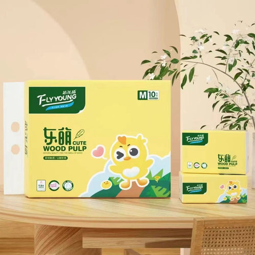 包邮芯飞扬纸巾东萌原木抽纸127mm*170mm*5层10包装