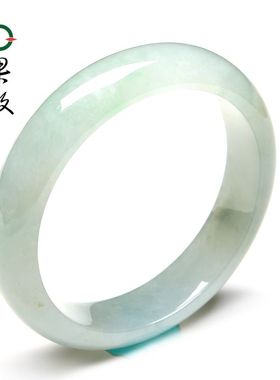 X26996果敢翡翠 58.8翡翠手镯玉镯玉手镯缅甸A货玉石手镯玉镯子