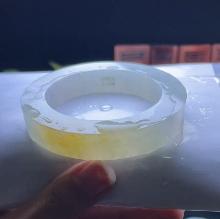 69D10果敢翡翠 55 缅甸翡翠镯子玉石手镯玉镯定制 私自拍下无效