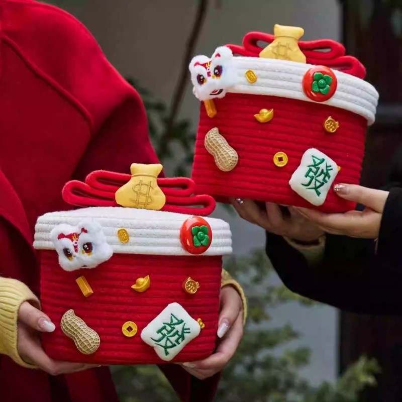 2026新年毛线钩织桶糖霜饼干盒子牛轧糖果雪花酥包装礼品盒圣诞节,厨房/烹饪用具,点心包装盒/包装袋,淘宝优惠券,粉丝福利购,淘宝优惠卷