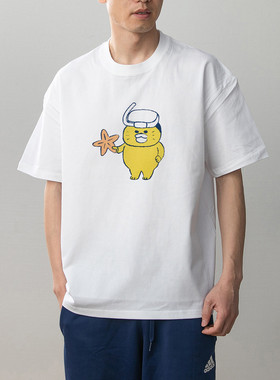 数码直喷 Noraneko Gundan野猫军团夏季纯棉短袖T恤男女大码胖子