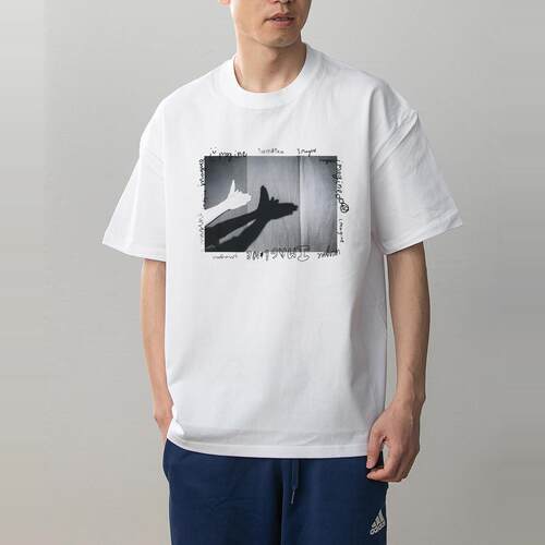 数码直喷马格南照片PEACE FOR ALL印花夏季情侣装纯棉短袖T恤男女