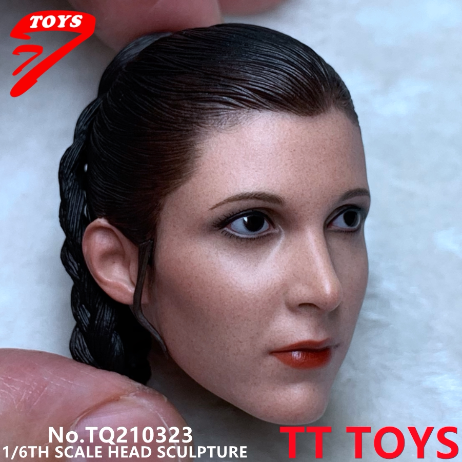 预售tttoys1/6兵人星战5贝斯坪礼服版莱娅公主头雕tq210323接单